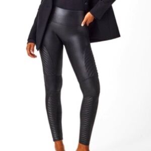 SPANX Faux Leather Moto Legging